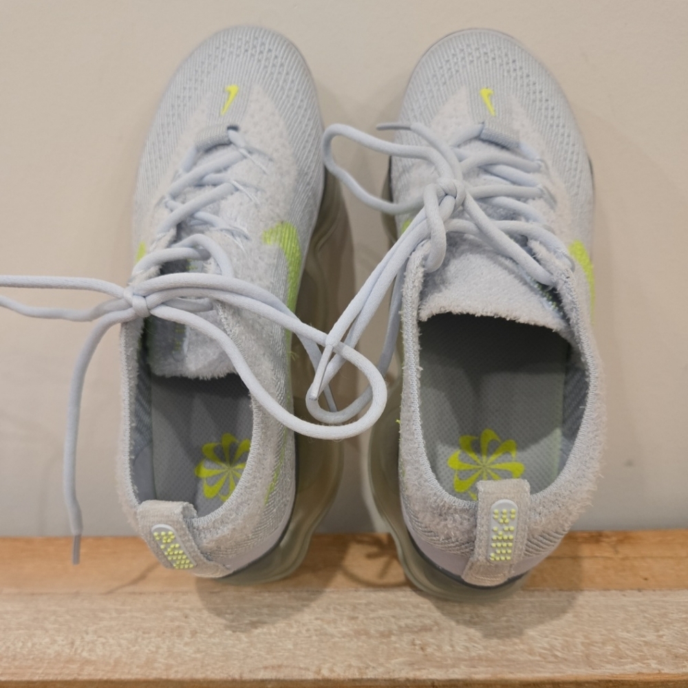 Nike Air Max Scorpion Flyknit Wmns Blue Tint Volt DJ4702-400 - Picture 9 of 12
